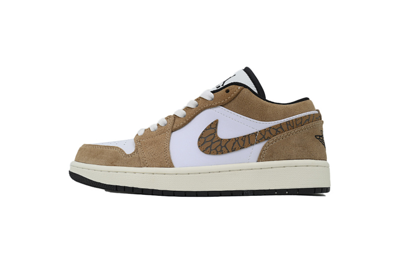 Travis Scott  Air Jordan 1 Low White Brown DZ4130-201 