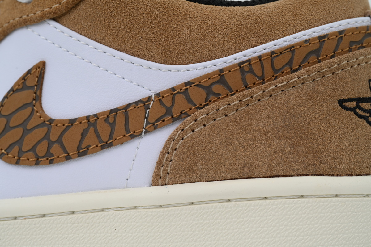 Travis Scott  Air Jordan 1 Low White Brown DZ4130-201 