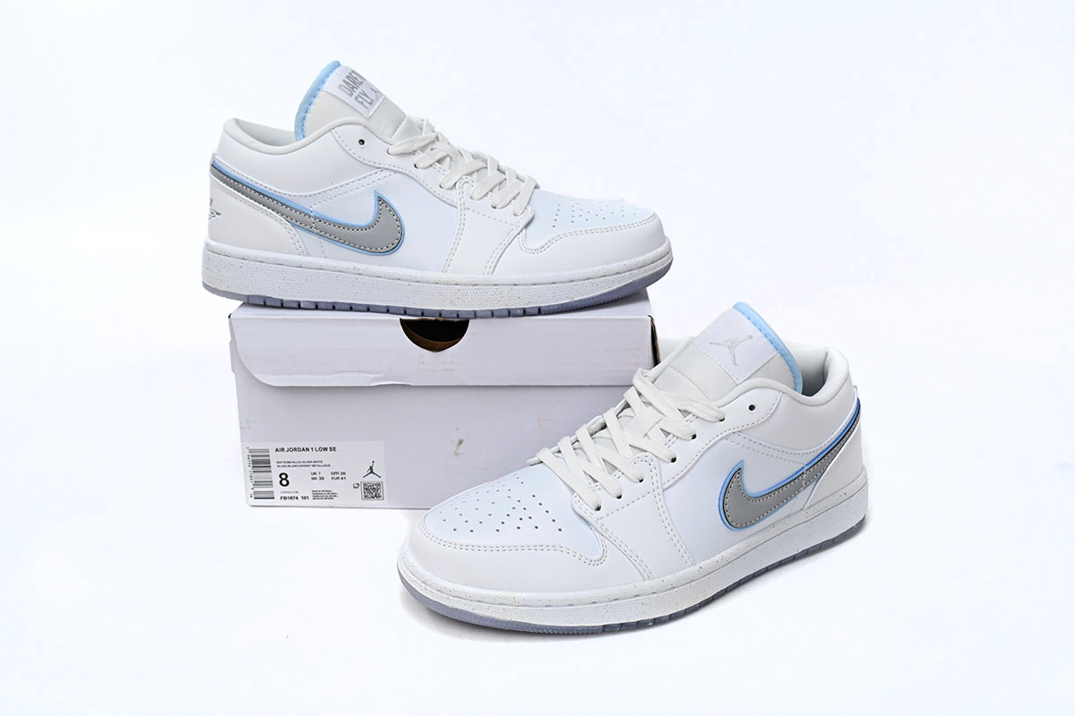 Air Jordan 1 Low White University Red Black  FB1874-101