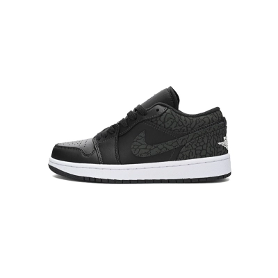 Air Jordan 1 Low SE  Black Elephant  FB9907-001  01