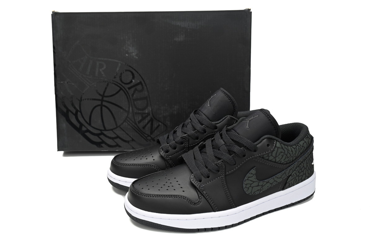 Air Jordan 1 Low SE  Black Elephant  FB9907-001 