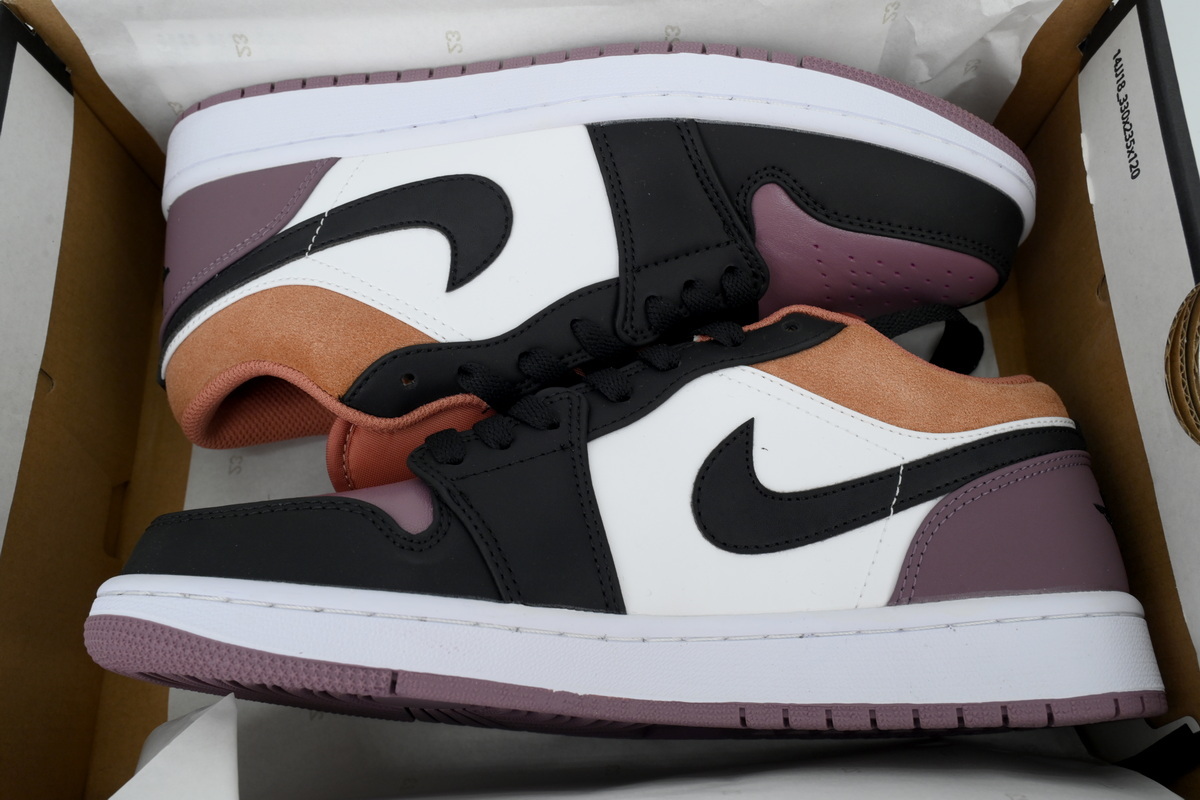  Air Jordan 1 Low White Brown Purple FB9908-102