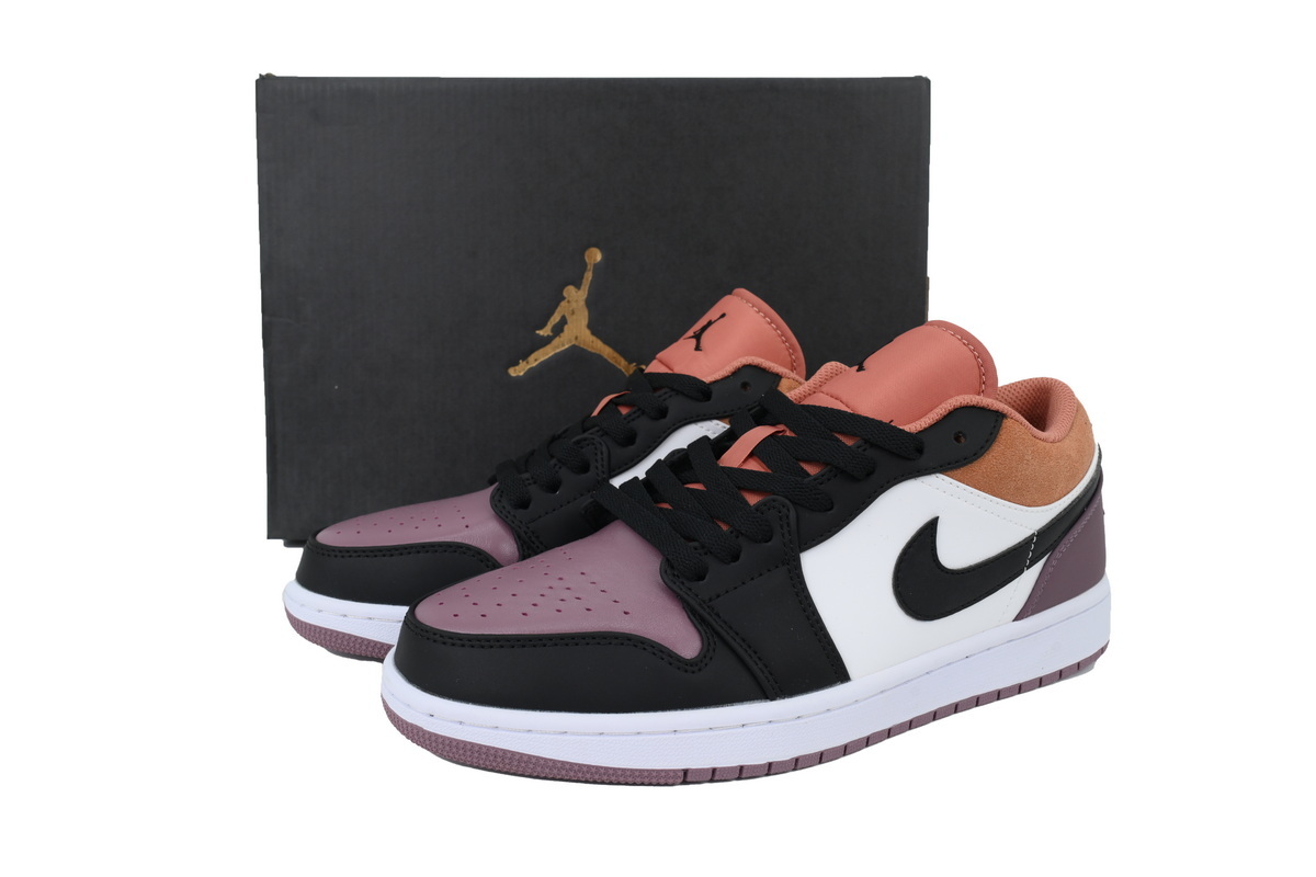  Air Jordan 1 Low White Brown Purple FB9908-102