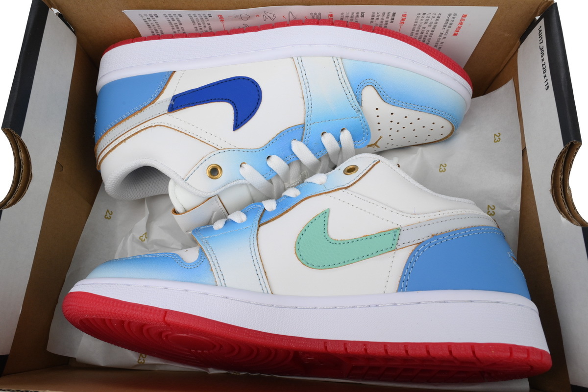 Air Jordan 1 Low SE Blue Gradient FN8895-141 