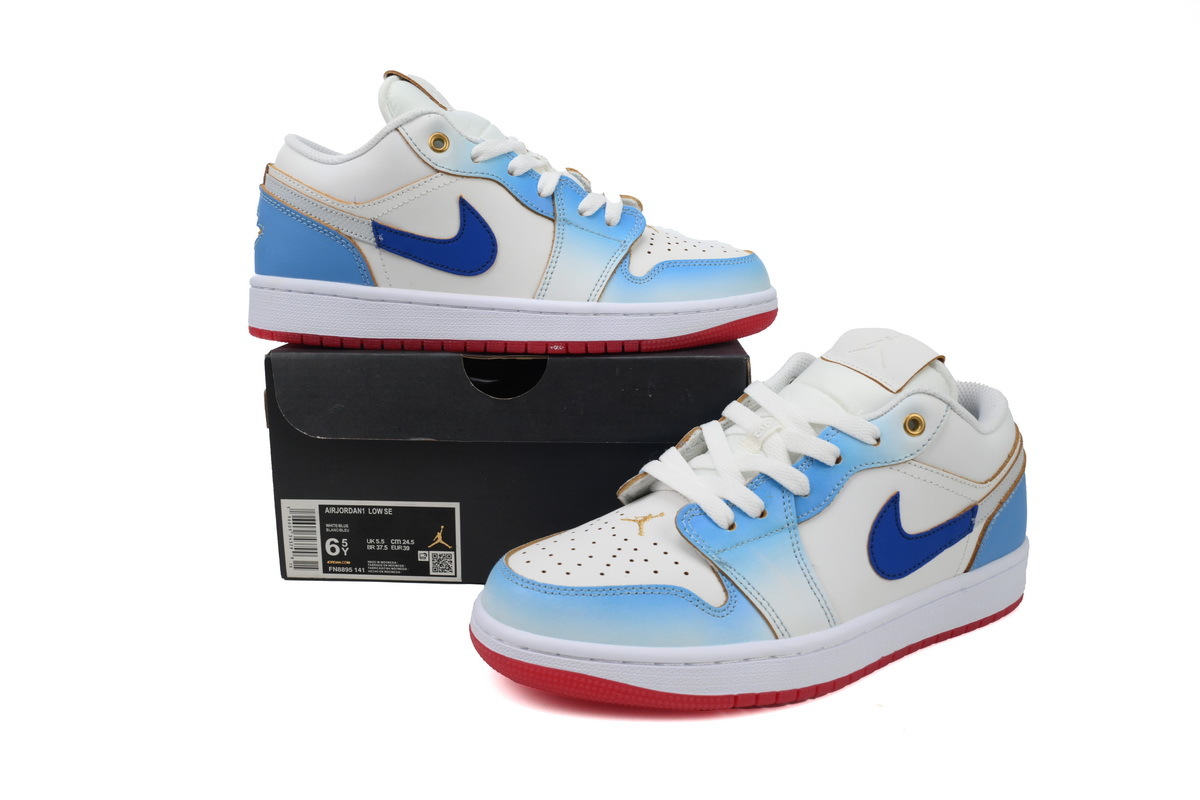 Air Jordan 1 Low SE Blue Gradient FN8895-141 