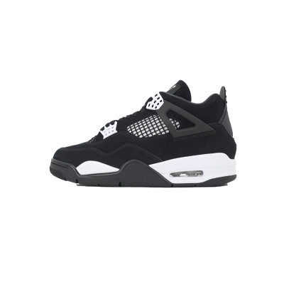  Air Jordan 4 Oreo Black White Tech Grey FQ8138-001 01