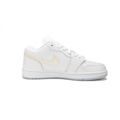  Air Jordan 1 Low GS Glitter Swoosh FQ9112-100 02