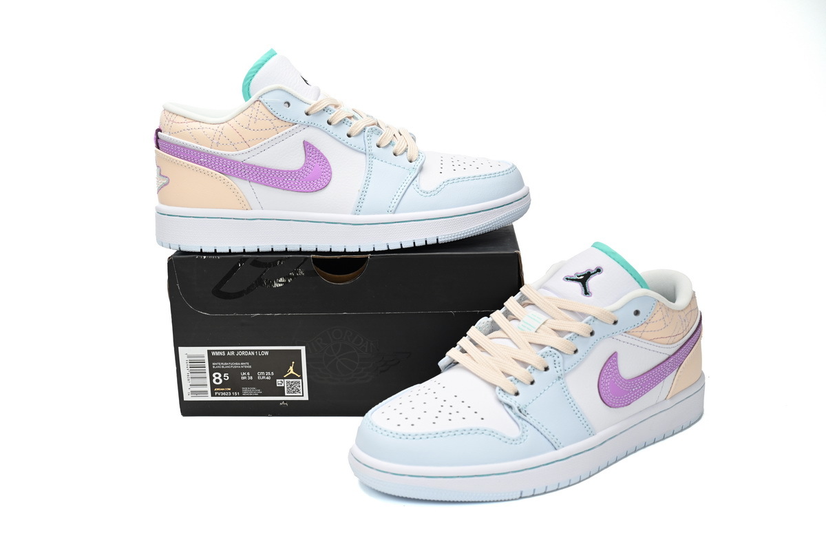 Air Jordan 1 Low Sashiko Multi Color FV3623-151 