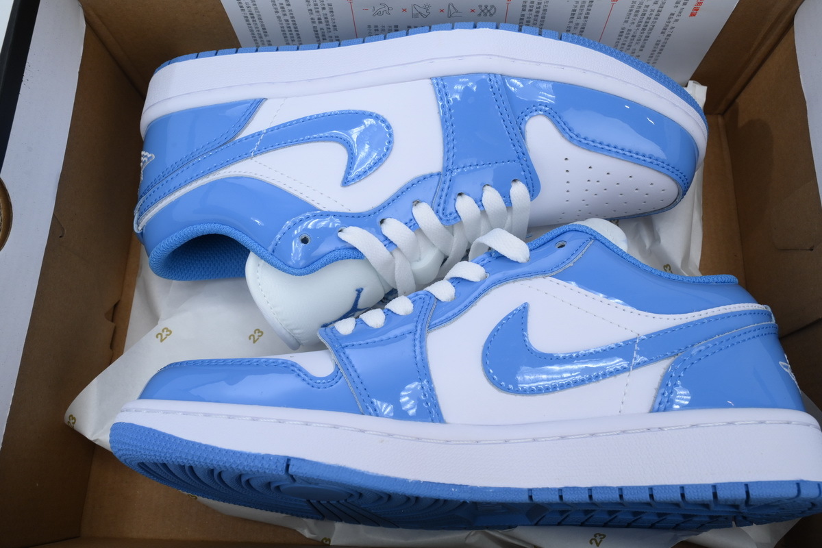 Air Jordan 1 Low White University Blue FZ2138-114