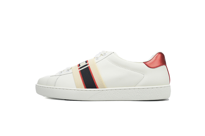 Gucci Ace Gucci Stripe White Red 620548 03EG O9085