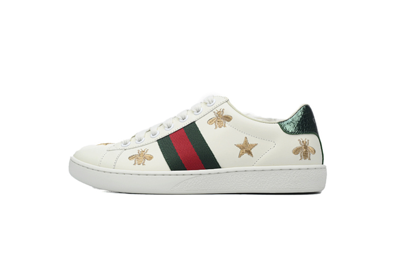 Gucci Ace Bee Star White 602129 04GG O9085