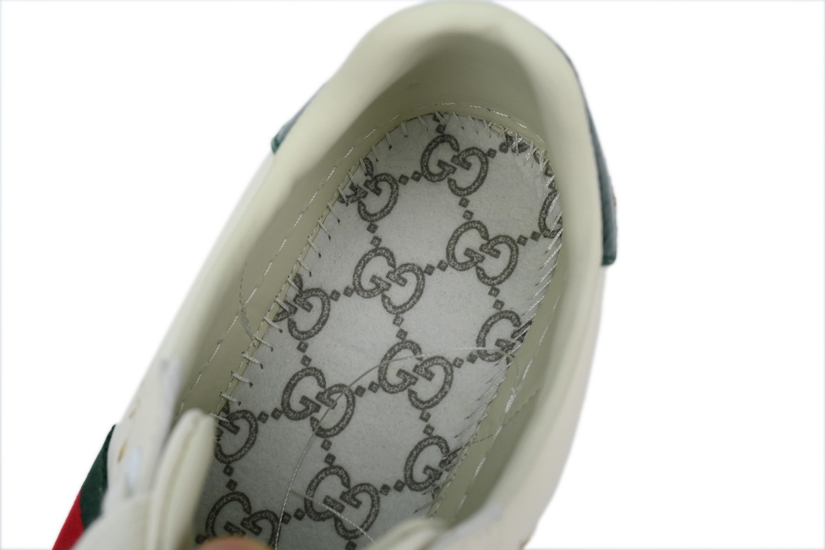 Gucci Ace Bee Star White 602129 04GG O9085