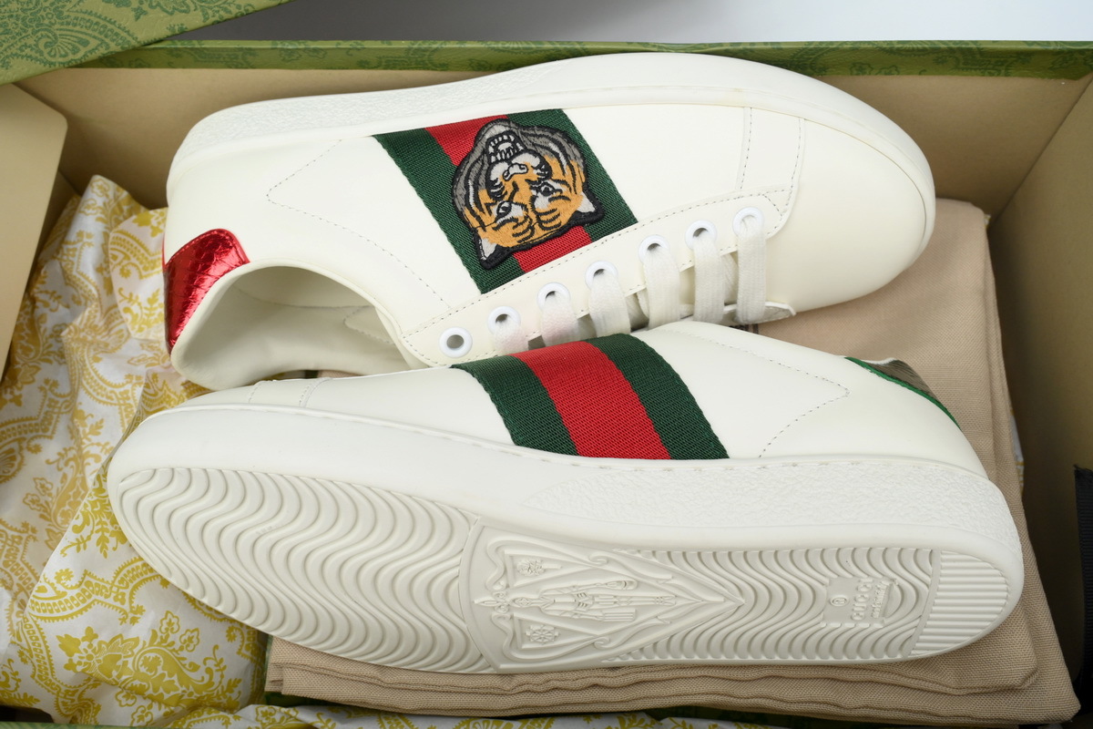 Gucci Ace Tiger White Red 60212904GGO9085