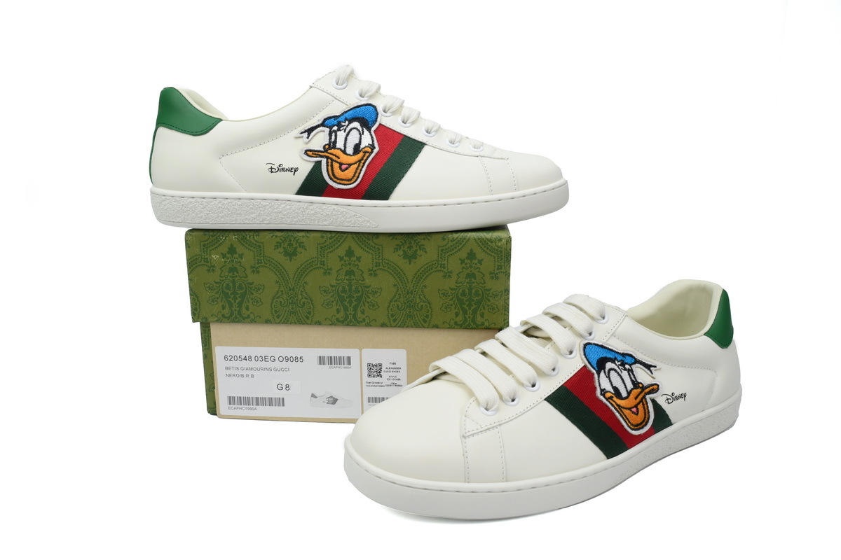 Gucci Ace Disney Donald Duck White 62054803EGO9085