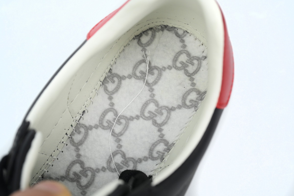 Gucci Ace Stripe Black Red 60212904GG09085