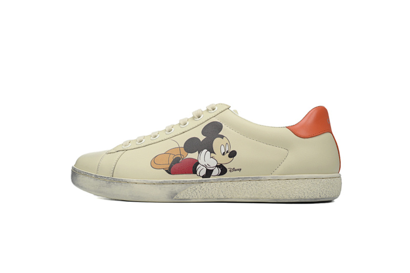 Gucci Ace Disney Mickey Mouse Beige Orange 602129AYO709591
