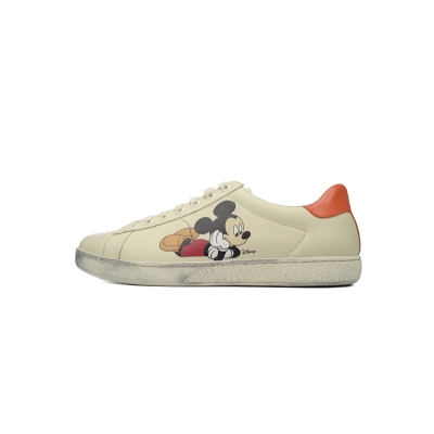 Gucci Ace Disney Mickey Mouse Beige Orange 602129AYO709591 01