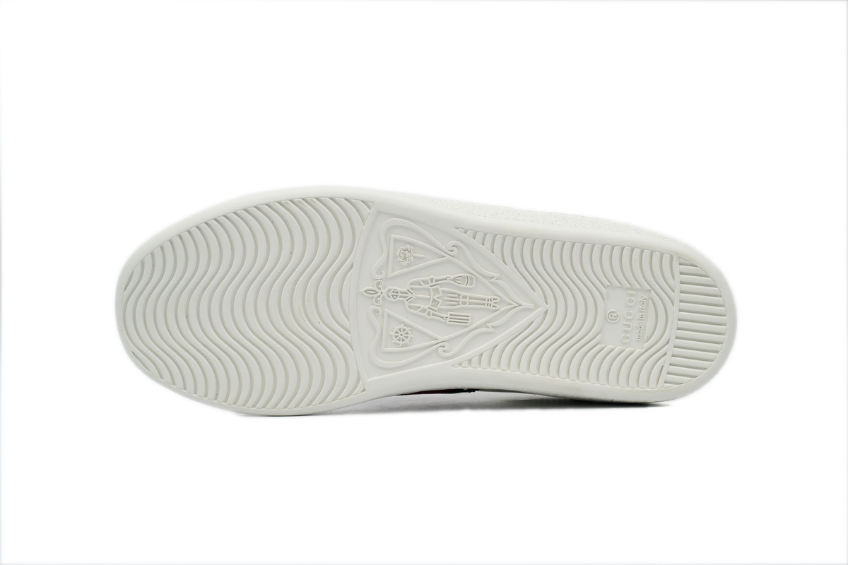 Gucci Ace Doraemon Cat White Green 602129 04GG O9085