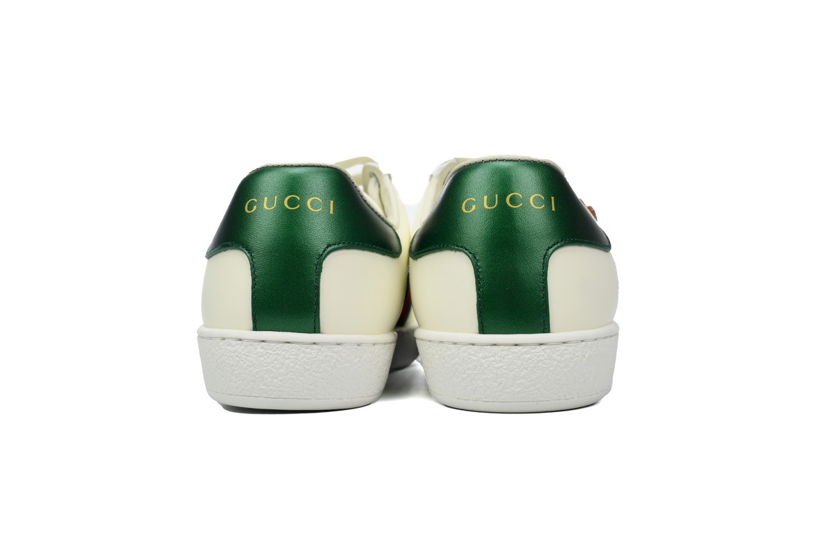 Gucci Ace Doraemon Cat White Green 602129 04GG O9085