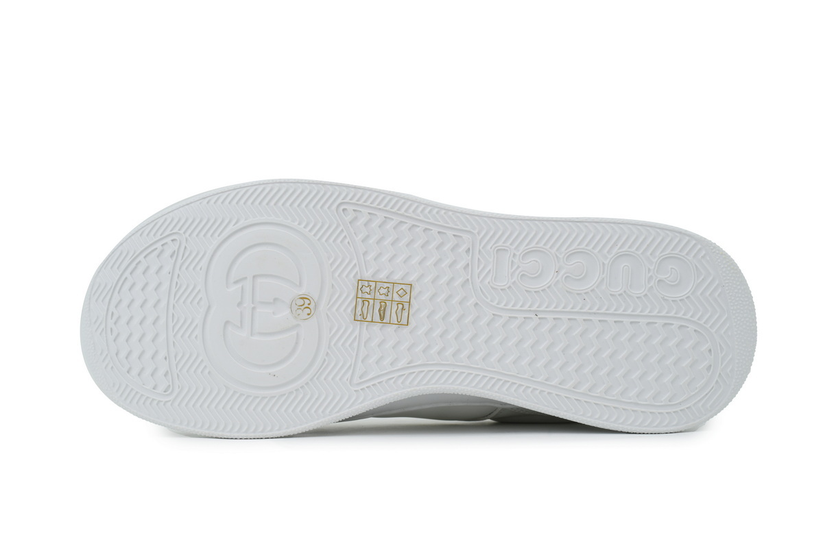 Gucci Chunky Gothic Logo White Purple Sneaker 675842 UPC20 2866