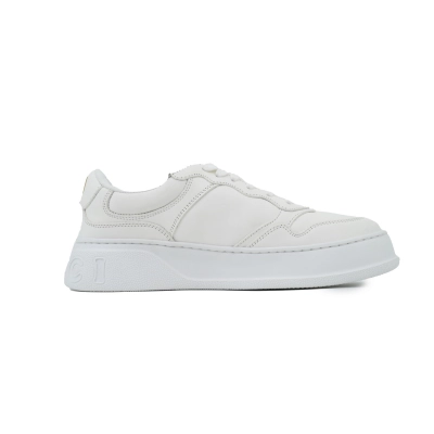 Gucci Chunky Gothic Logo White Purple Sneaker 675842 UPC20 2866 02