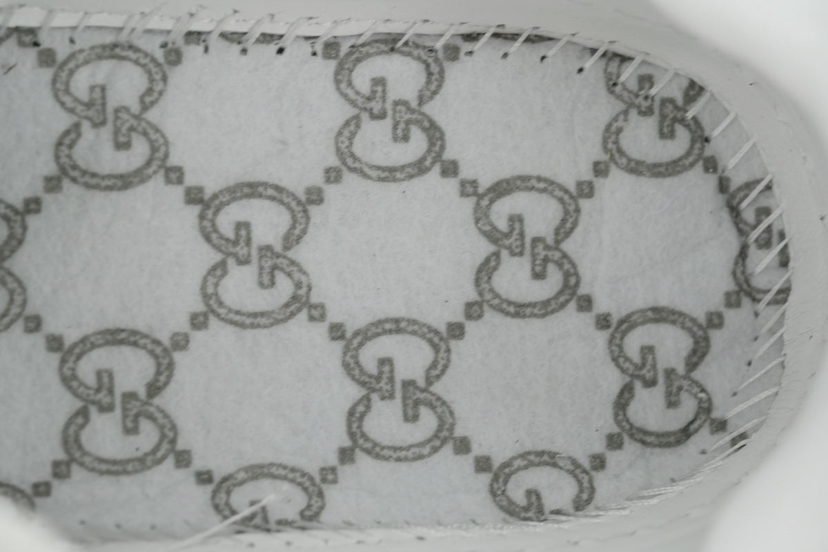 Gucci Chunky Gothic Logo White Purple Sneaker 675842 UPC20 2866