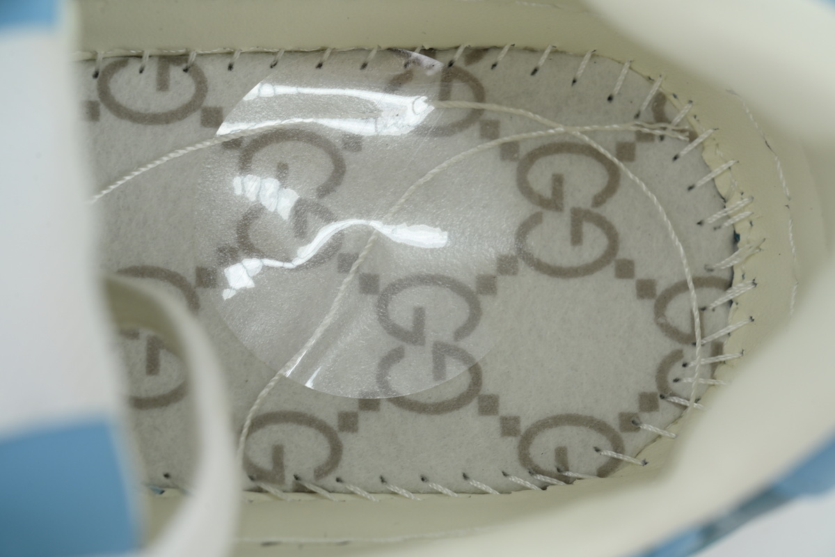 Gucci Chunky GG Supreme Light Blue White Sneaker 670408 1XL10 9014