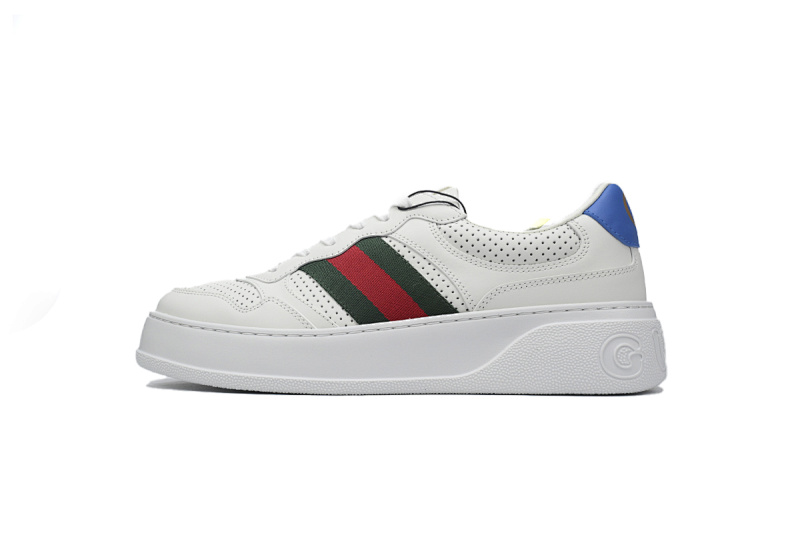 Gucci Chunky Web Stripe White Blue Sneaker 669582 1XL10 1000