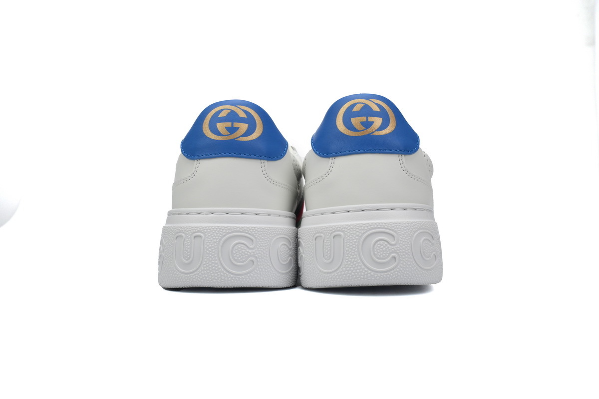 Gucci Chunky Web Stripe White Blue Sneaker 669582 1XL10 1000