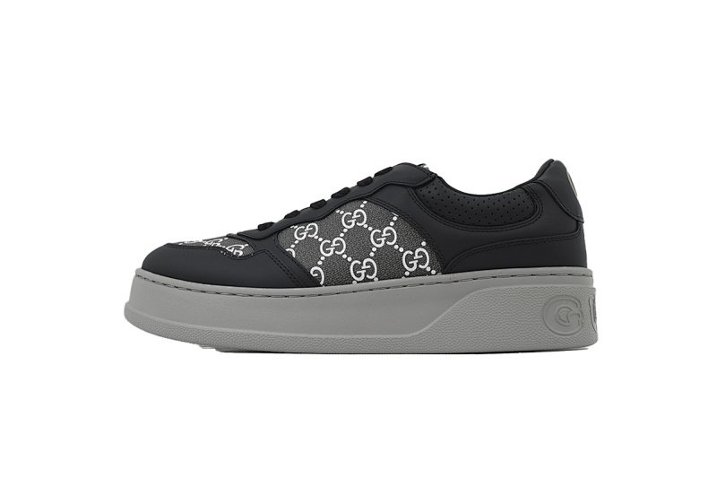 Gucci Chunky GG Supreme Black Grey Sneaker 669582 1XL10 1000