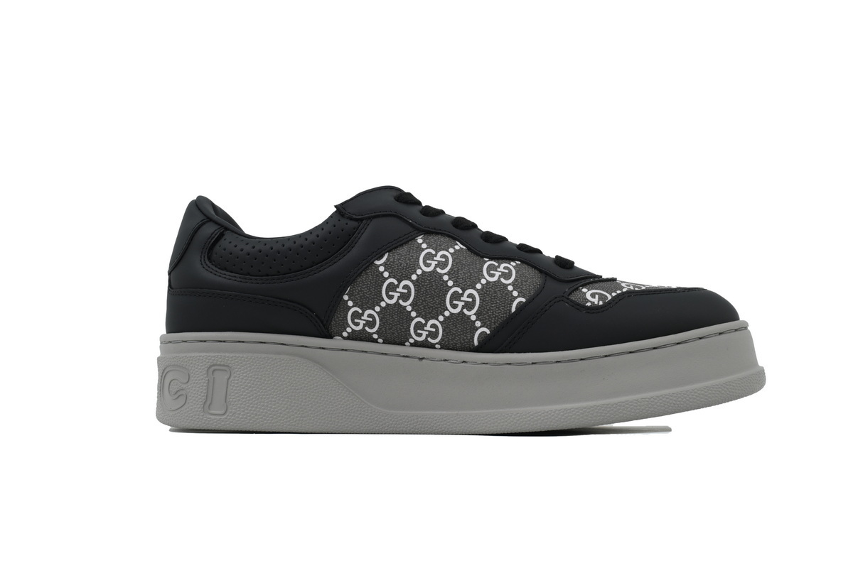 Gucci Chunky GG Supreme Black Grey Sneaker 669582 1XL10 1000