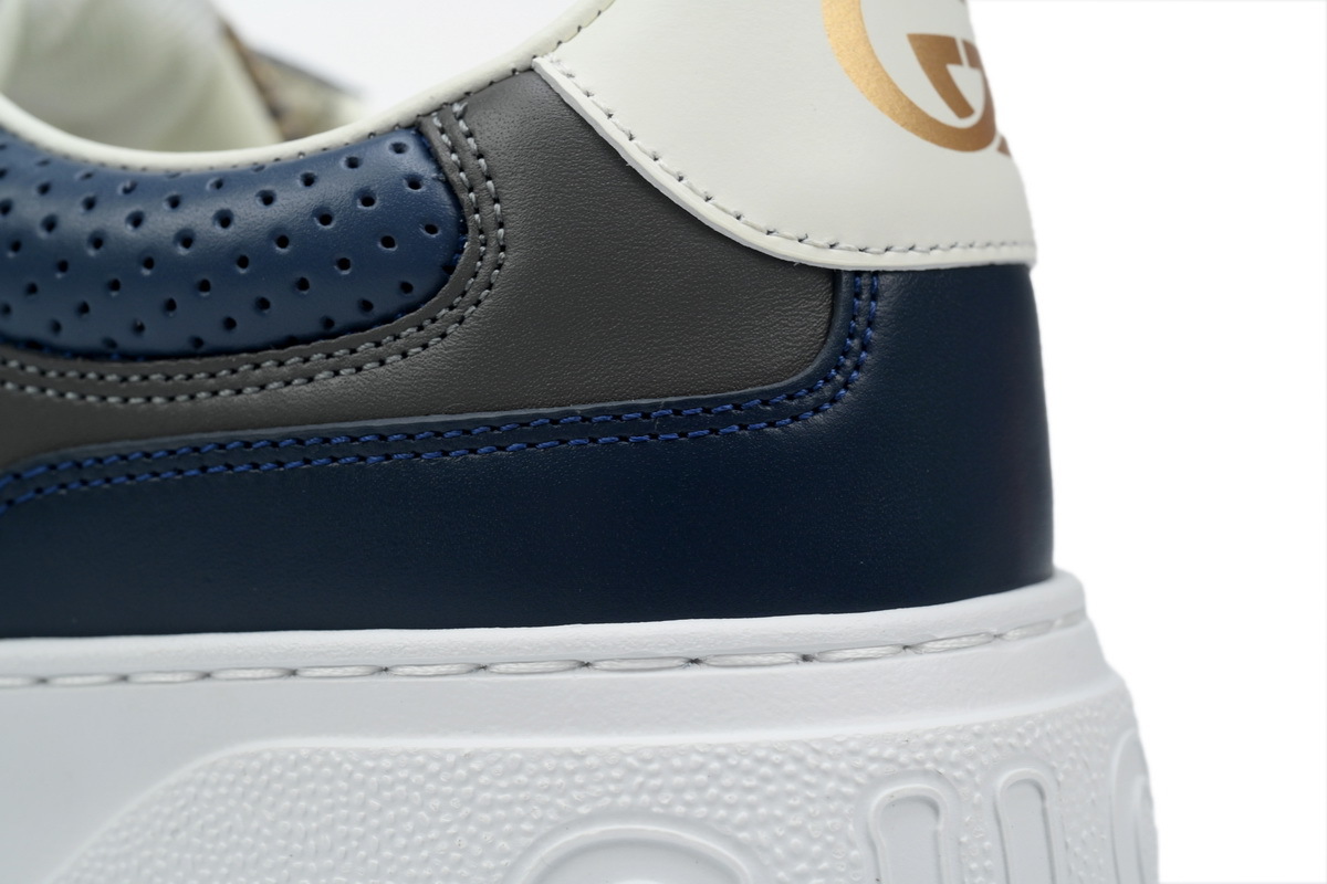 Gucci Chunky GG Supreme Blue Beige White Sneaker 669582 1XL10 1000