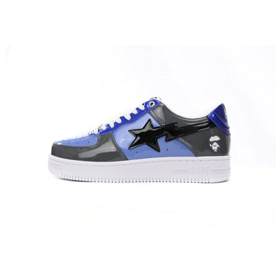  A Bathing Ape Bape Sta Low Lnk Azul con superficie espejada H20 191 046 01