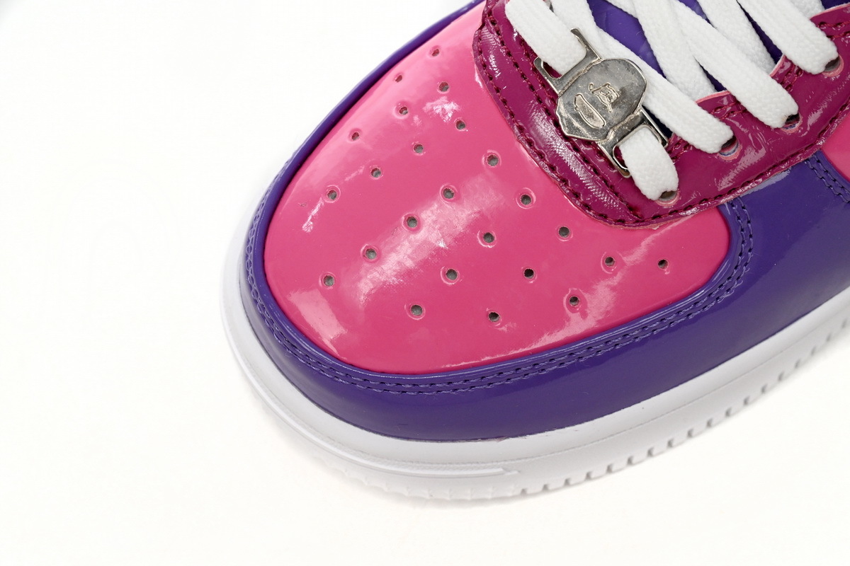 H20 191 046 A Bathing Ape Bape Sta Low Purple Mirror Surface