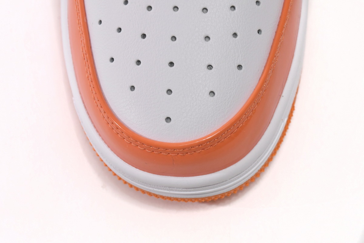 H70-191-001 A Bathing Ape Bape Sta Low White Orange