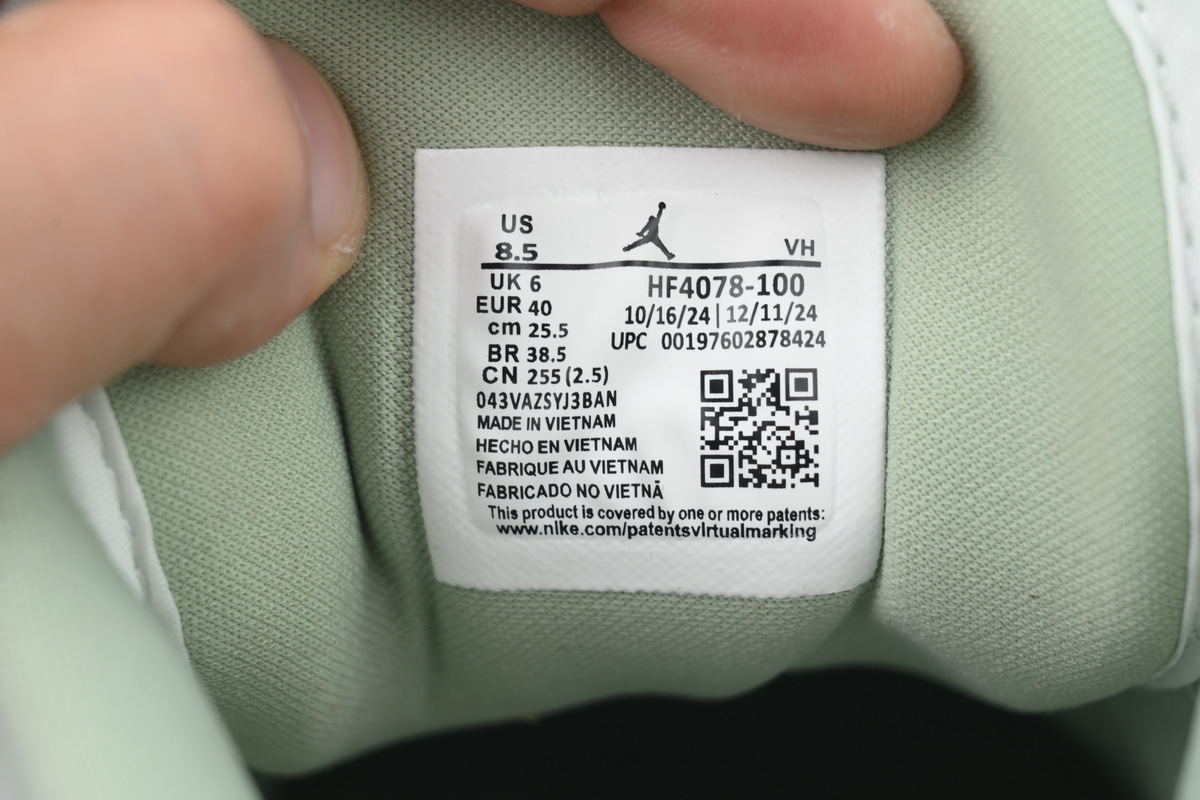 Air Jordan 1 Low Green Milk Tea SE HF4078-100 