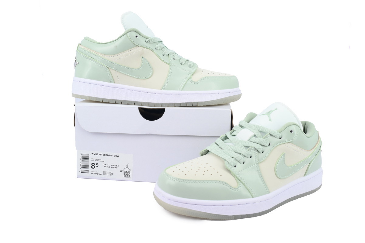 Air Jordan 1 Low Green Milk Tea SE HF4078-100 