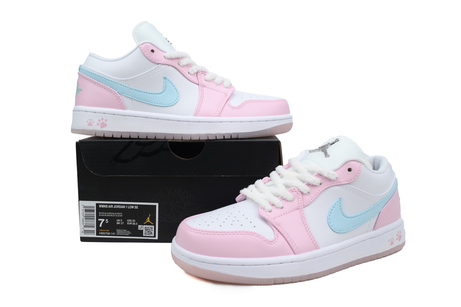 Air Jordan 1 Low SE Crater Black Grey DM4657-001