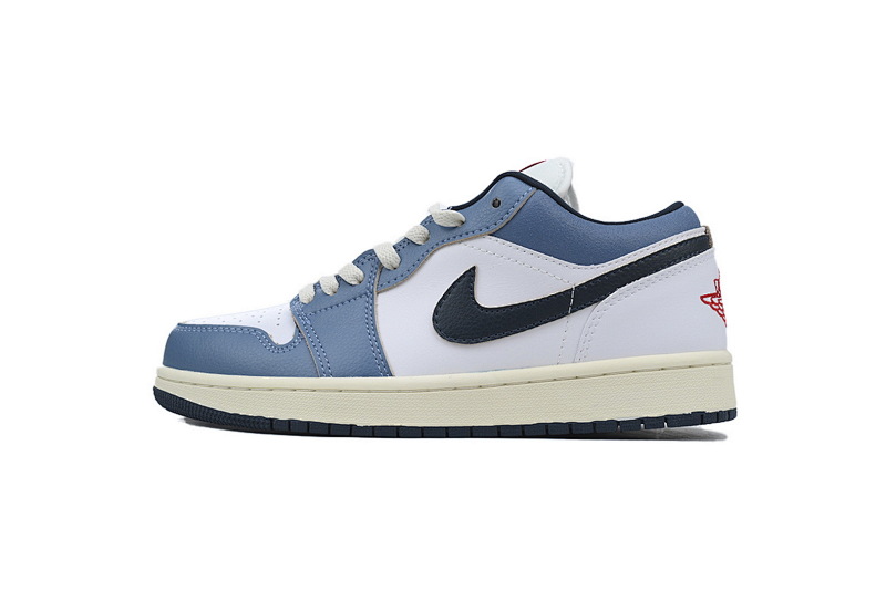 Air Jordan 1 Low SE White University Blue Black HM3711-144