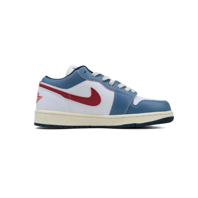 Air Jordan 1 Low SE White University Blue Black HM3711-144 02
