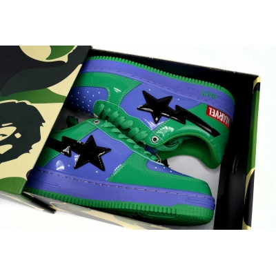 I73-291-904 A Bathing Ape Bape Sta Low The Hulk 02