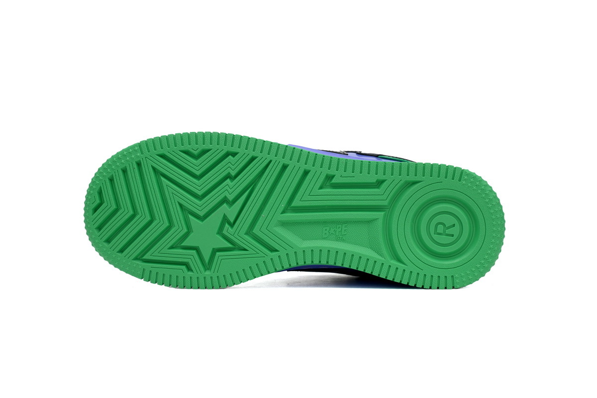 I73-291-904 A Bathing Ape Bape Sta Low The Hulk