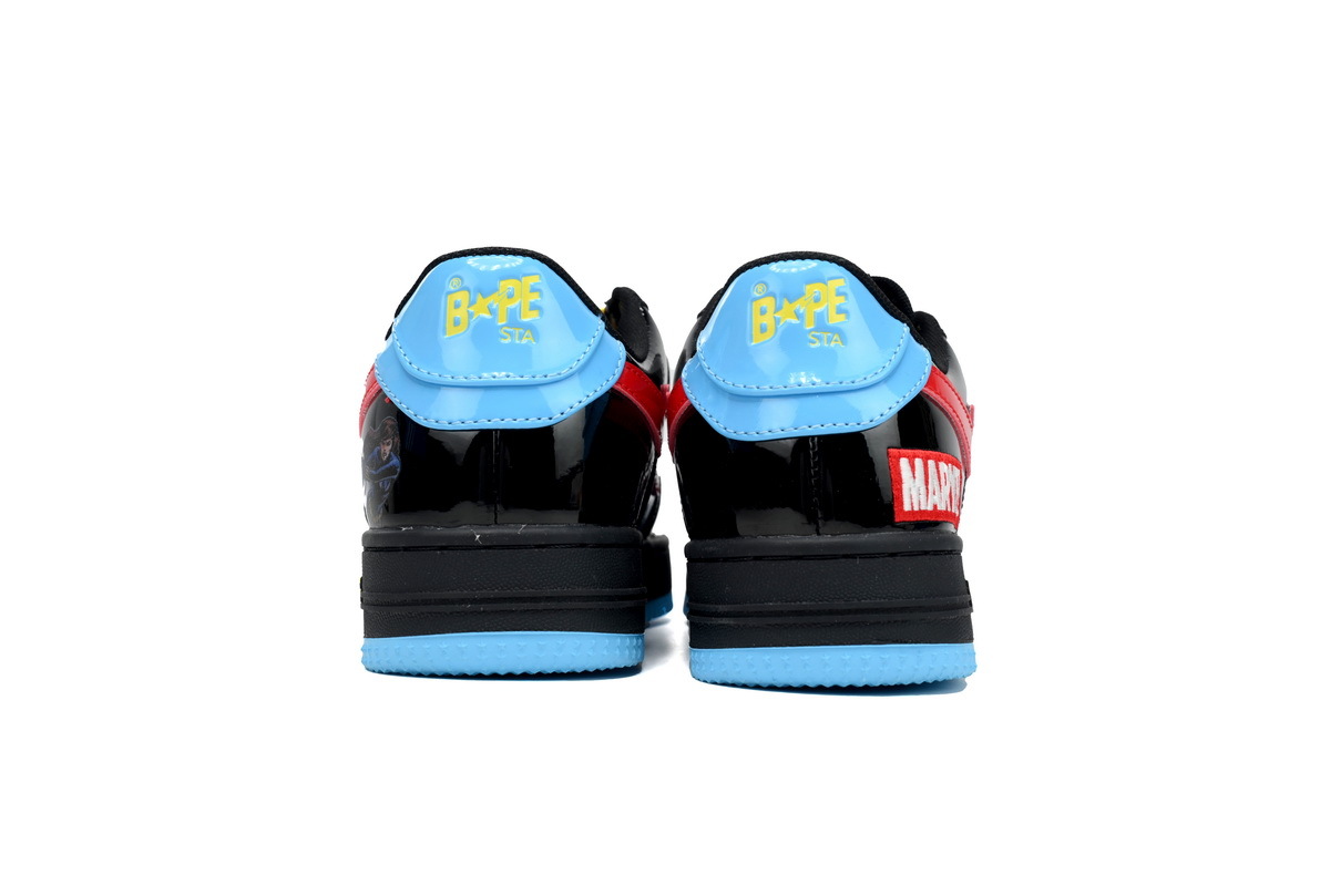 A Bathing Ape Bape Sta Low Black Widow I73-291-907 