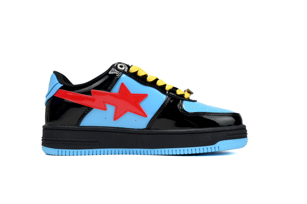 A Bathing Ape Bape Sta Low Black Widow I73-291-907 