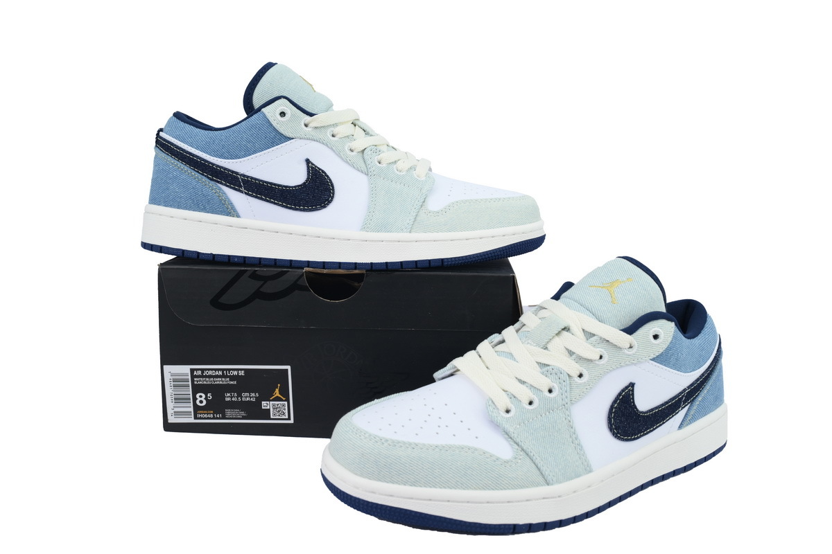 Air Jordan 1 Low SE Denim Star Blue IH0648-141