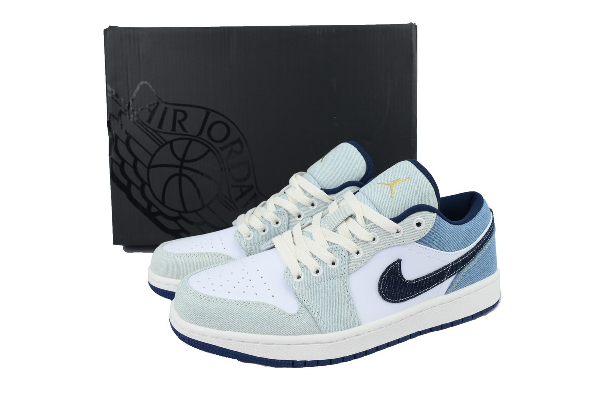Air Jordan 1 Low SE Denim Star Blue IH0648-141
