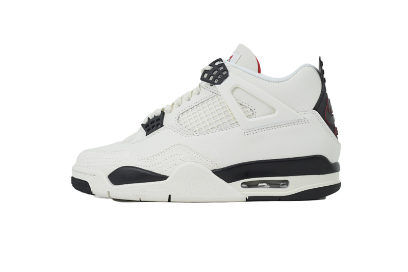  Air Jordan 4 Retro White Black And Red IM4002-100
