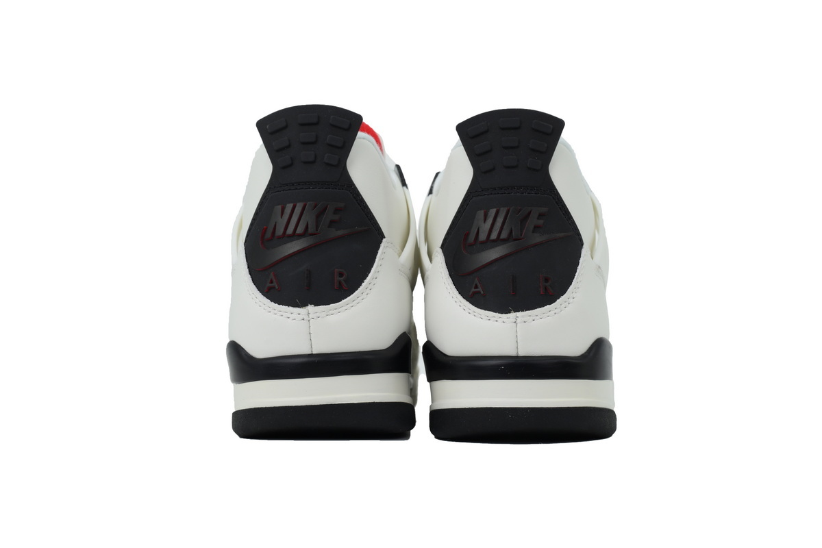 Air Jordan 4 Retro White Black And Red IM4002-100