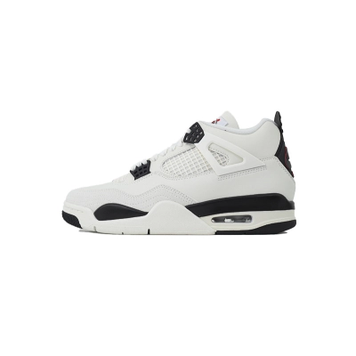  Air Jordan 4 Retro White Black And Red IM4002-100 01