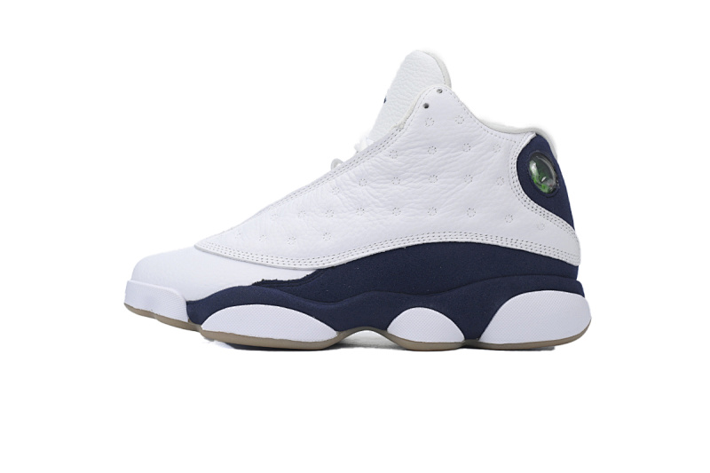 Air Jordan 13 Branco e azul escuro